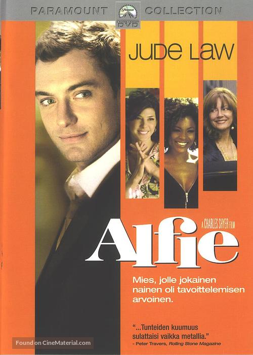 Alfie - Finnish DVD movie cover