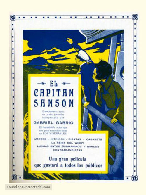 Le capitaine Rascasse - Spanish Movie Poster