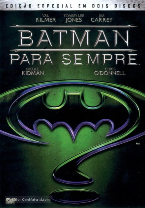 Batman Forever - Portuguese DVD movie cover