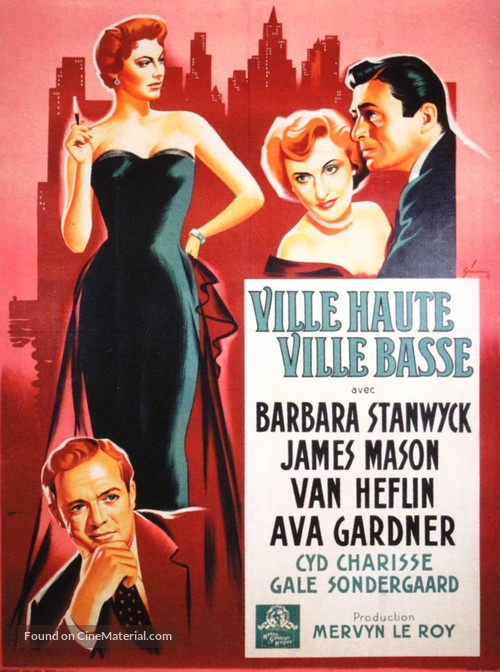 East Side, West Side - French Movie Poster