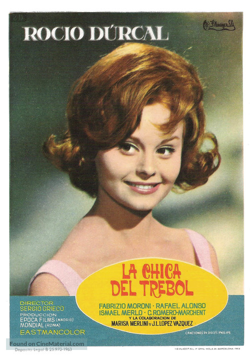 La chica del tr&eacute;bol - Spanish Movie Poster