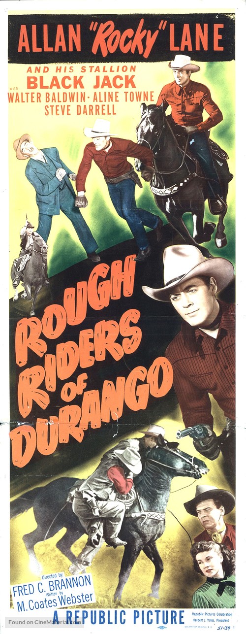 Rough Riders of Durango - Movie Poster