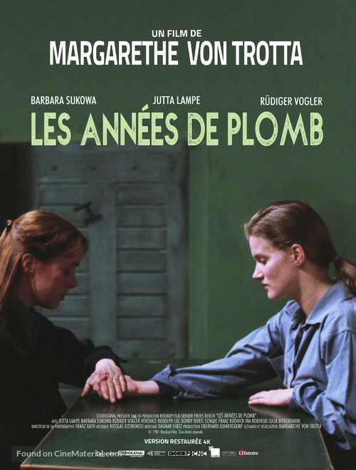 Bleierne Zeit, Die - French Re-release movie poster
