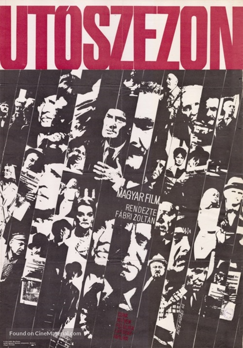 Ut&oacute;szezon - Hungarian Movie Poster