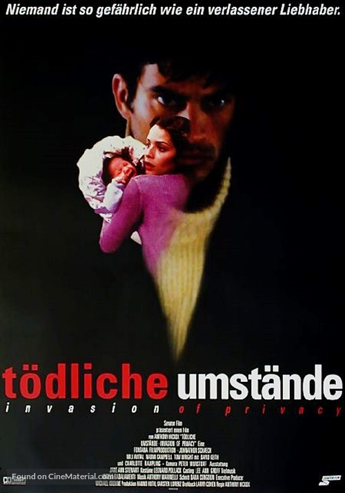 Invasion of Privacy - German Movie Poster