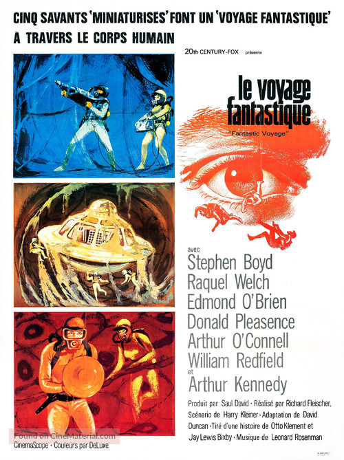 Fantastic Voyage - French Movie Poster