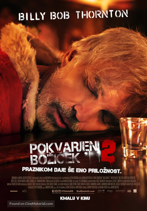 Bad Santa 2 - Slovenian Movie Poster