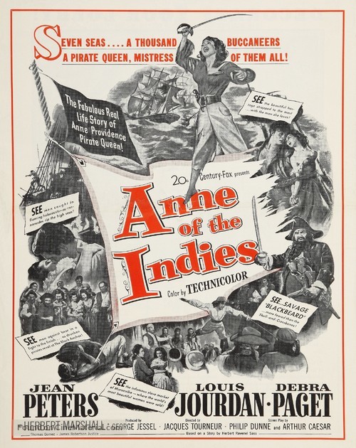 Anne of the Indies - British Movie Poster