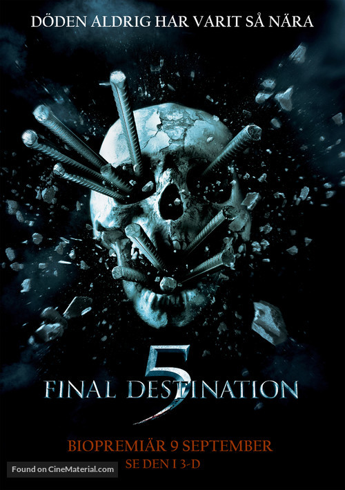 Final Destination 5 - Swedish Movie Poster