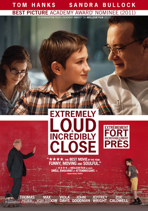 Extremely Loud &amp; Incredibly Close - Canadian Movie Poster