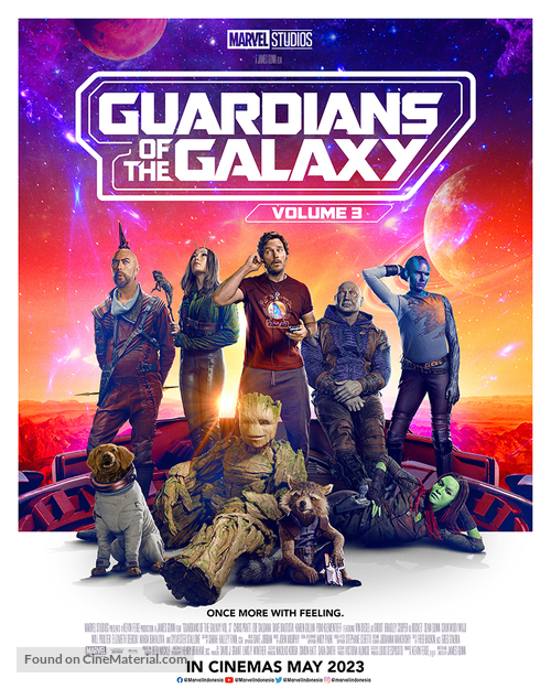 Guardians of the Galaxy Vol. 3 - Indonesian Movie Poster