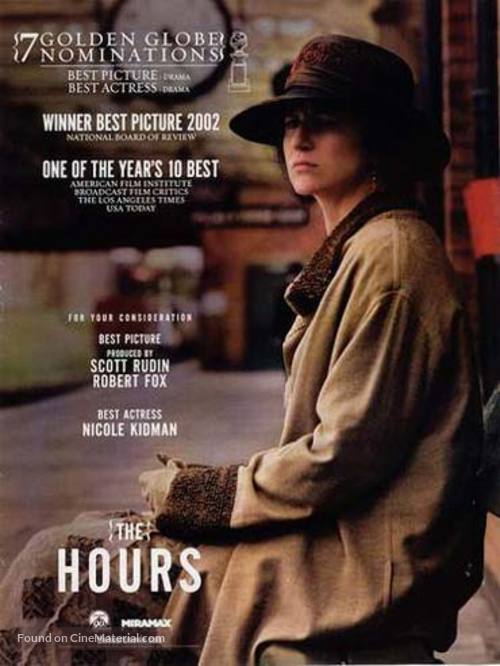 The Hours - For your consideration movie poster