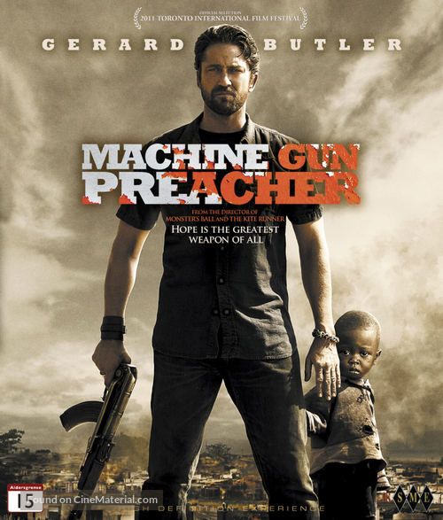 Machine Gun Preacher - Norwegian Blu-Ray movie cover