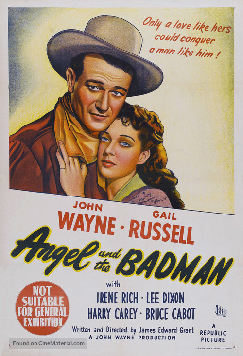 Angel and the Badman - Australian Movie Poster