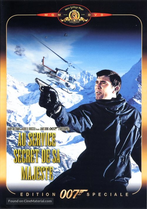 On Her Majesty&#039;s Secret Service - French Movie Cover