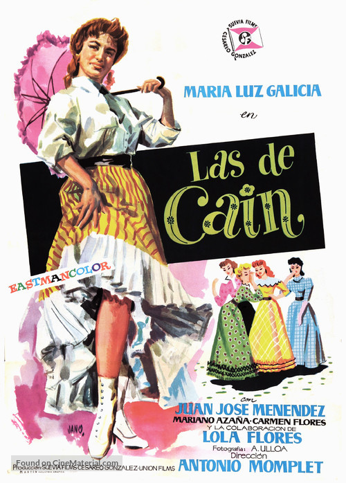 Las de Ca&iacute;n - Spanish Movie Poster