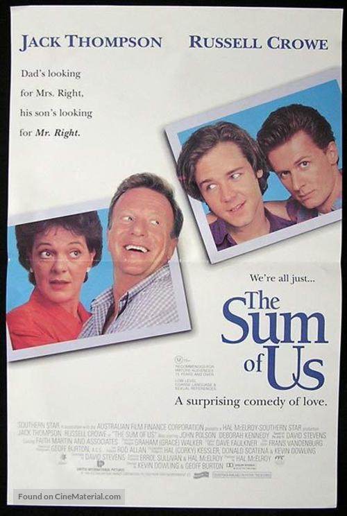 The Sum of Us - Movie Poster