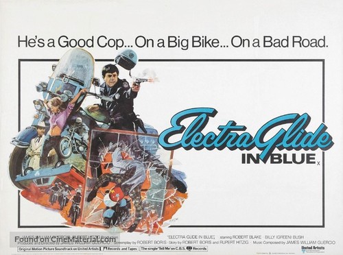 Electra Glide in Blue - British Movie Poster