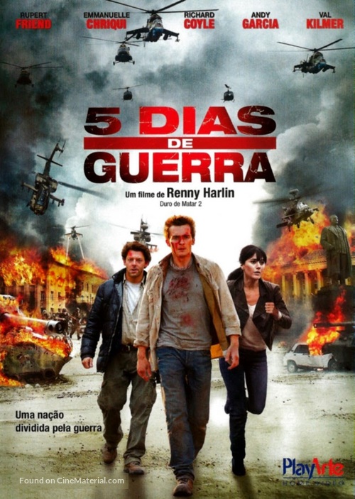 5 Days of War - Brazilian DVD movie cover