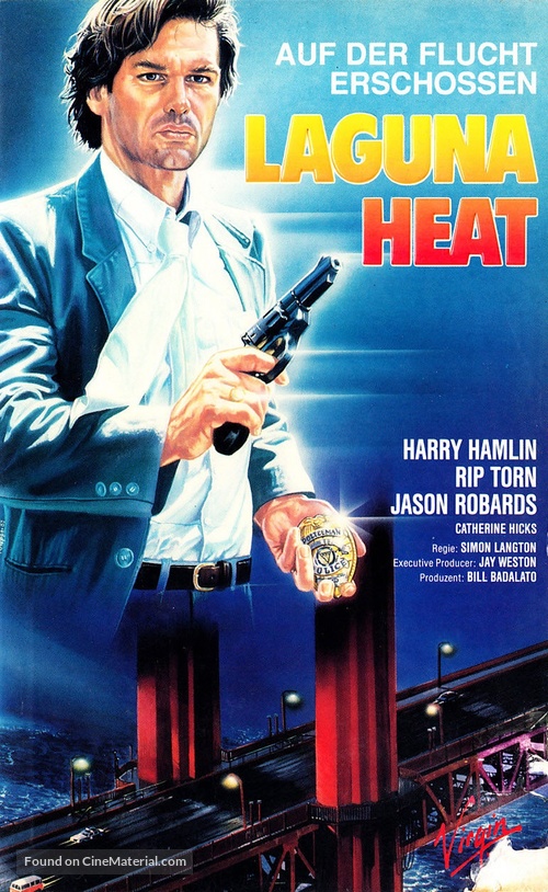 Laguna Heat - German VHS movie cover