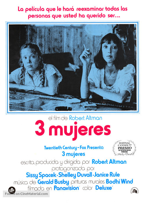 3 Women - Spanish Movie Poster