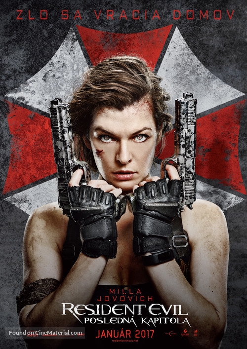 Resident Evil: The Final Chapter - Slovak Movie Poster
