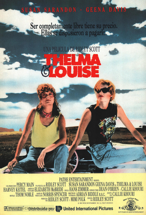 Thelma And Louise - Spanish Movie Poster