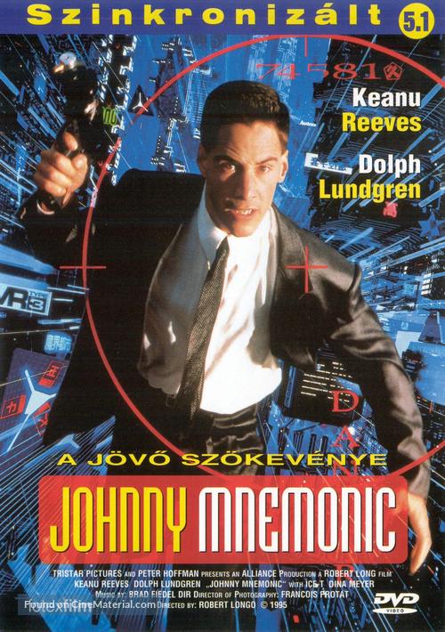 Johnny Mnemonic - Hungarian Movie Cover