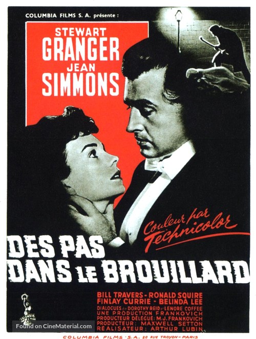 Footsteps in the Fog - French Movie Poster