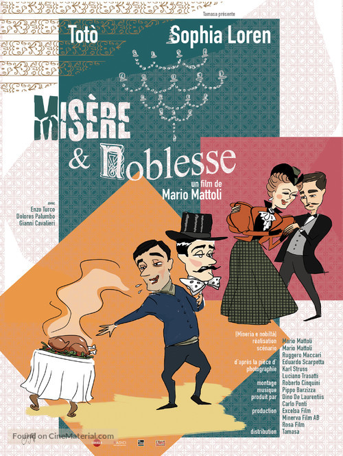 Miseria e nobilt&agrave; - French Movie Poster