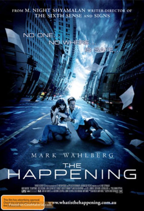 The Happening - Australian Movie Poster
