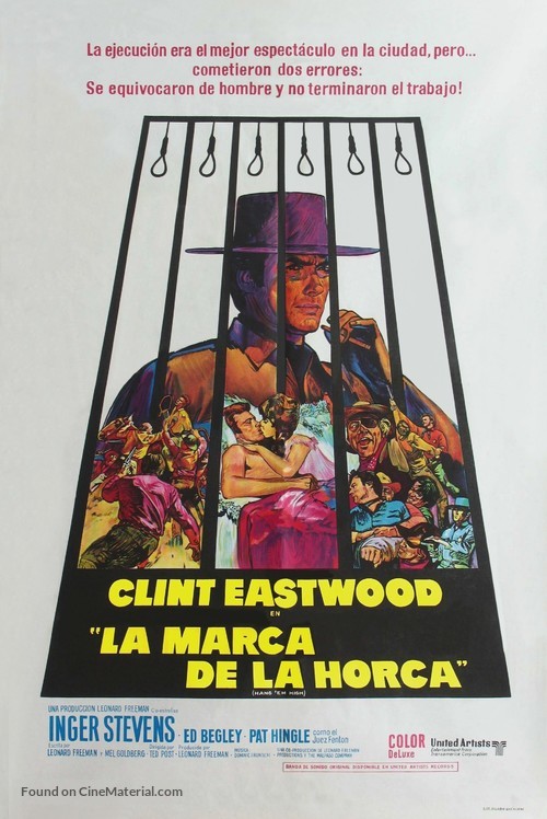 Hang Em High - Argentinian Movie Poster