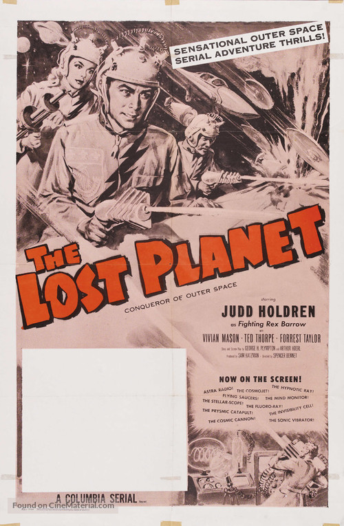 The Lost Planet - Re-release movie poster