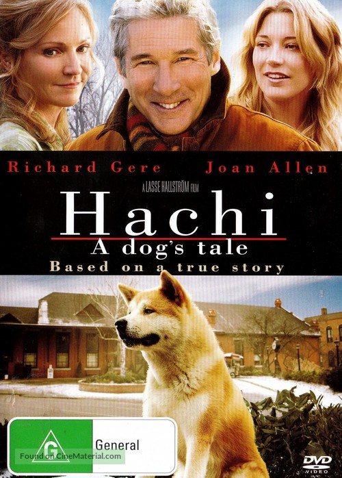 Hachi: A Dog&#039;s Tale - Australian DVD movie cover