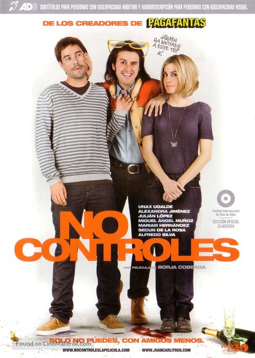 No controles - Spanish DVD movie cover