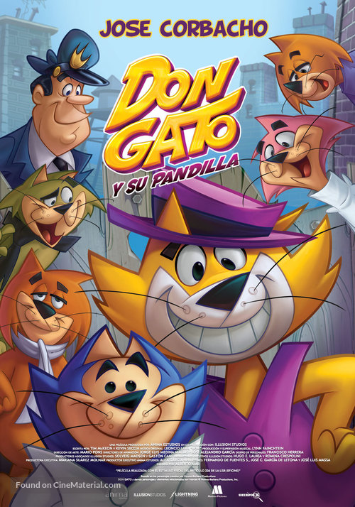 Don gato y su pandilla - Spanish Movie Poster