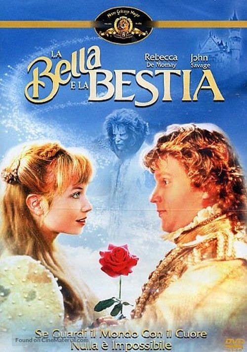 Beauty and the Beast - Italian DVD movie cover