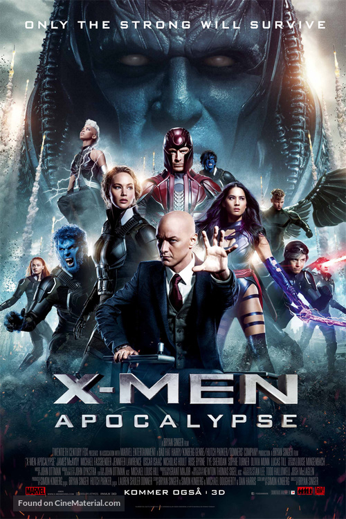 X-Men: Apocalypse - Danish Movie Poster