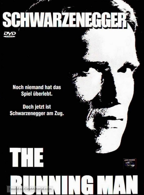 The Running Man - German DVD movie cover