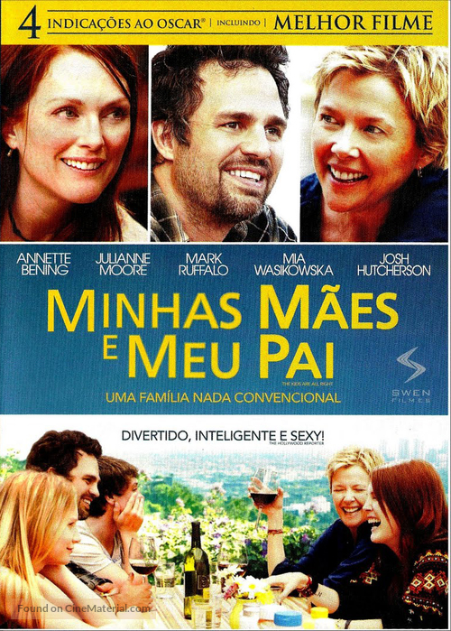 The Kids Are All Right - Brazilian DVD movie cover