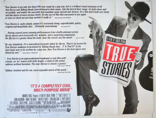 True Stories - British Movie Poster