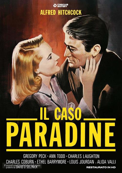 The Paradine Case - Italian Movie Poster