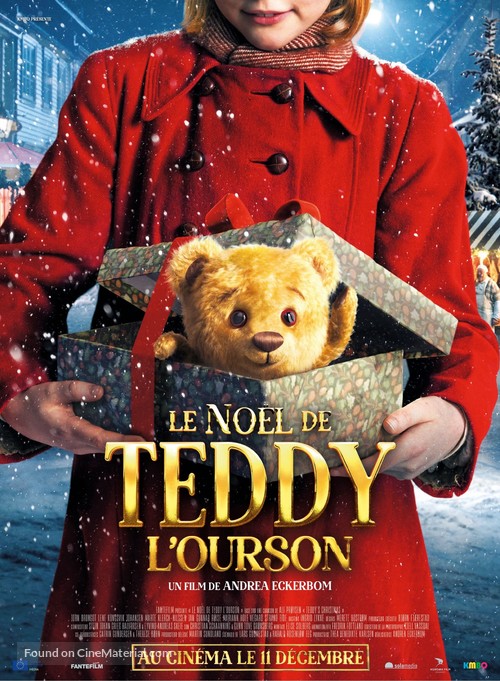 Teddybj&oslash;rnens jul - French Movie Poster