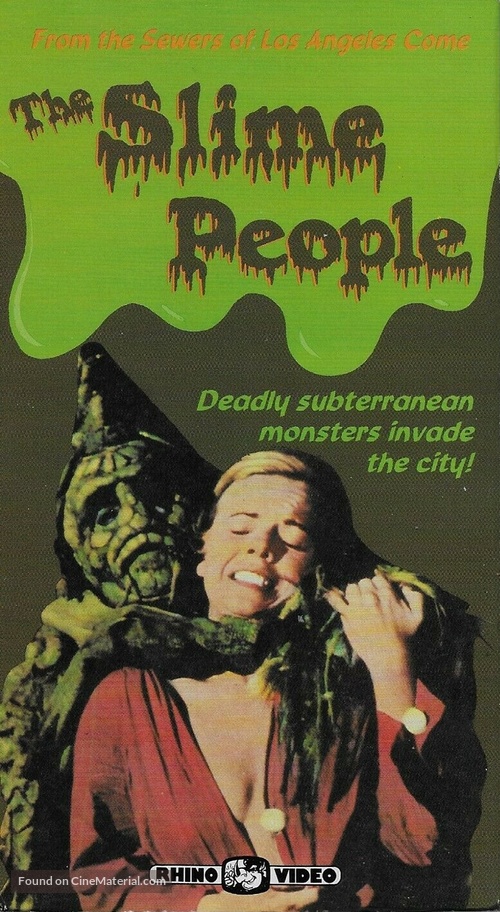 The Slime People - VHS movie cover