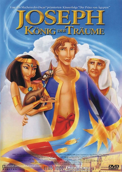 Joseph: King of Dreams - German DVD movie cover