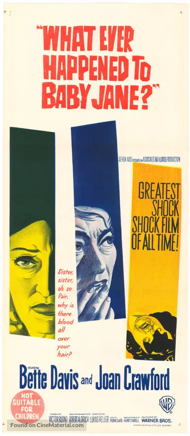 What Ever Happened to Baby Jane? - Australian Movie Poster