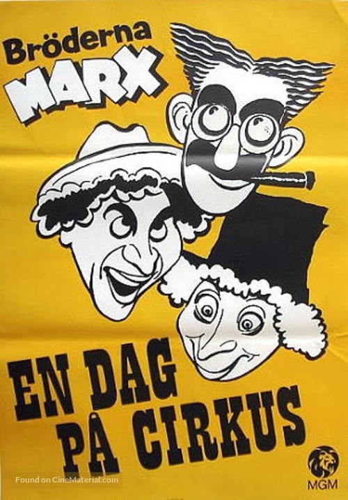 At the Circus - Swedish Movie Poster