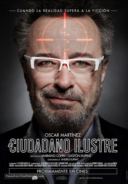 El ciudadano ilustre - Argentinian Movie Poster