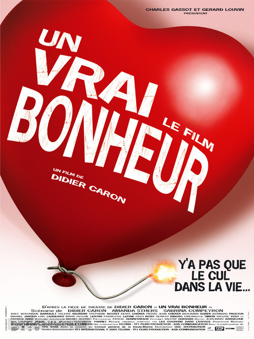Un vrai bonheur - French poster