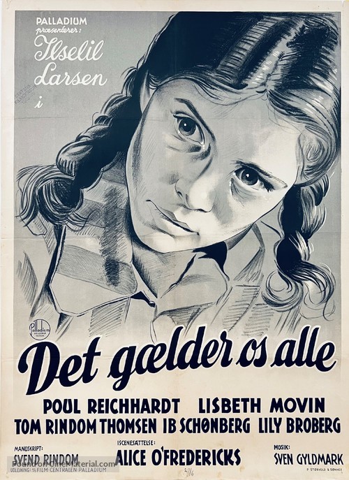 Det g&aelig;lder os alle - Danish Movie Poster